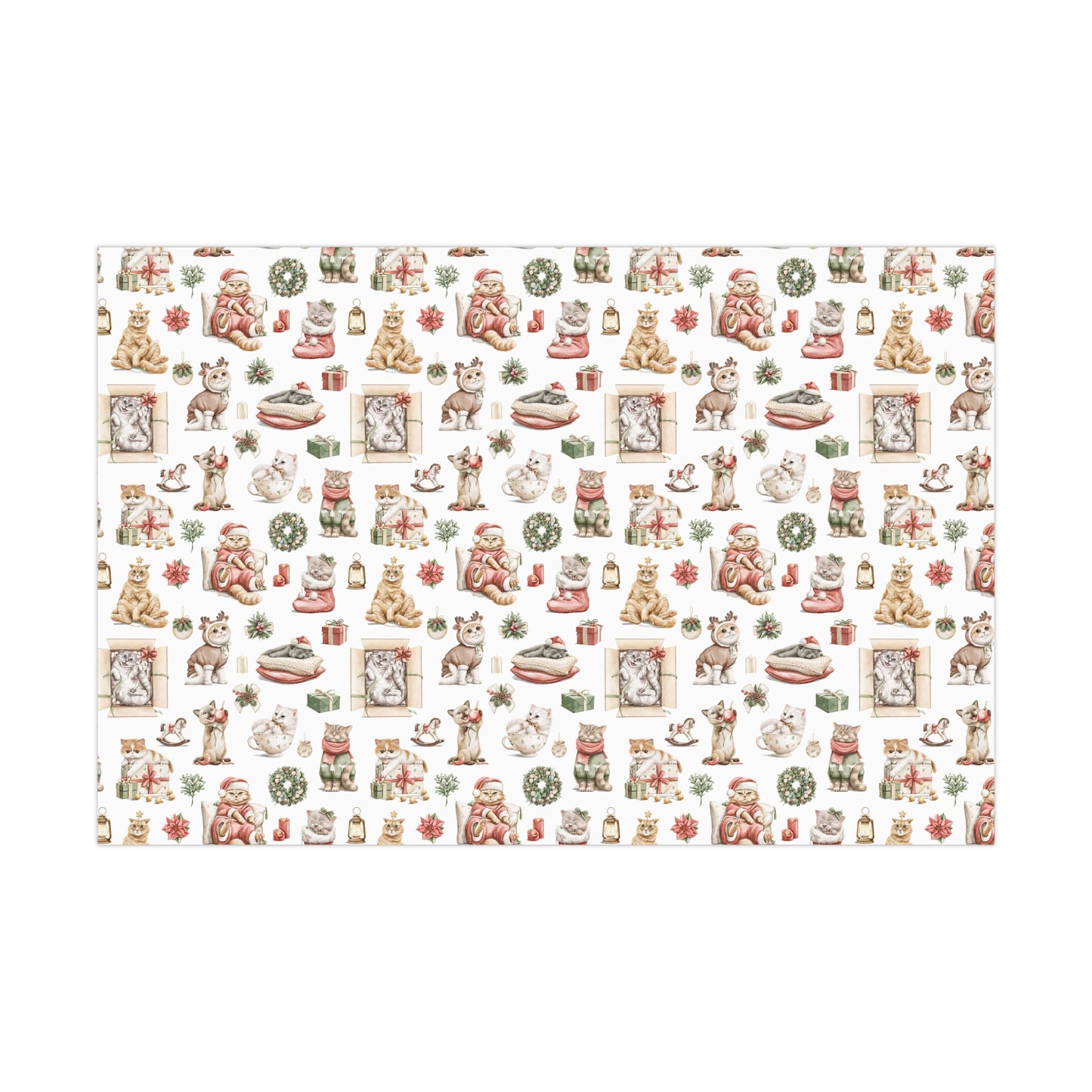 Christmas Cats Gift Wrap