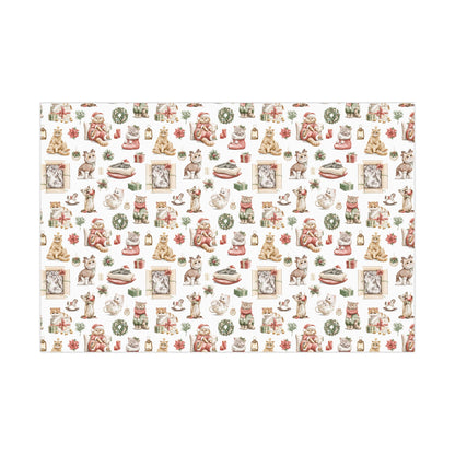 Christmas Cats Gift Wrap