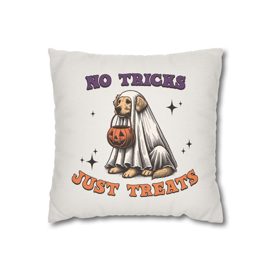 Halloween Dog Trick or Treat Pillow Cover