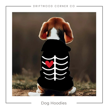 Halloween Dog Skeleton Hoodie, Spooky Dogs Halloween Pattern, Costume Dog Hoodie, Halloween Costume for Dogs, Trick or Treat