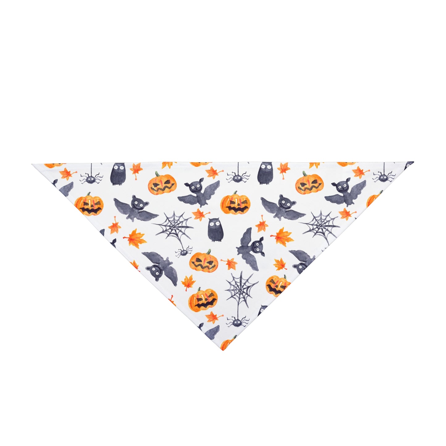 Halloween Bats and Pumpkins Dog Bandana