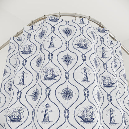 Nautical Summer Shower Curtain