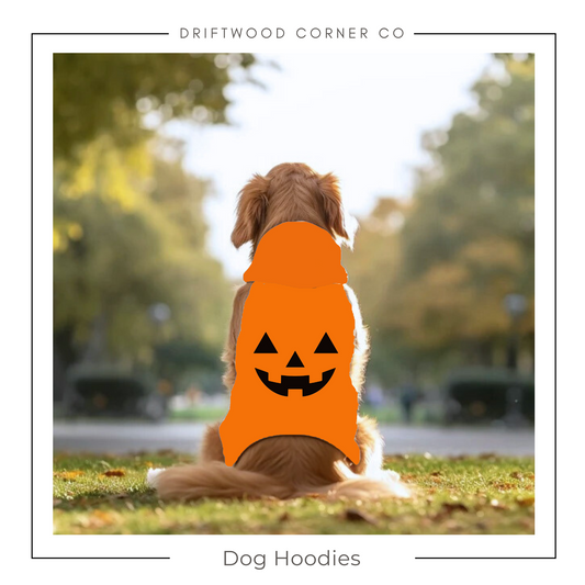 Halloween Dog Hoodie, Jack-O-Lantern Spooky Dogs Halloween Pattern, Costume Dog Hoodie, Halloween Costume for Dogs