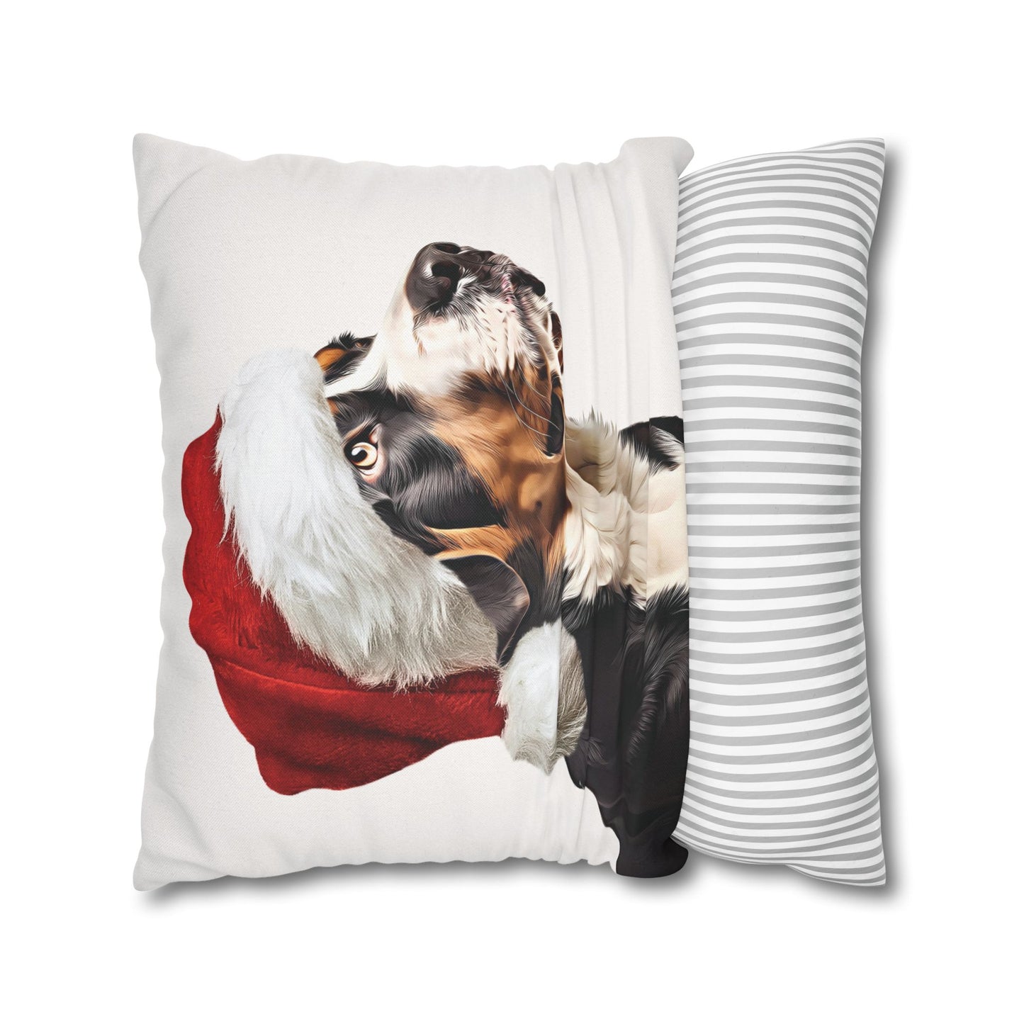 Christmas Swissy Pillow Cover, Double Sided Print