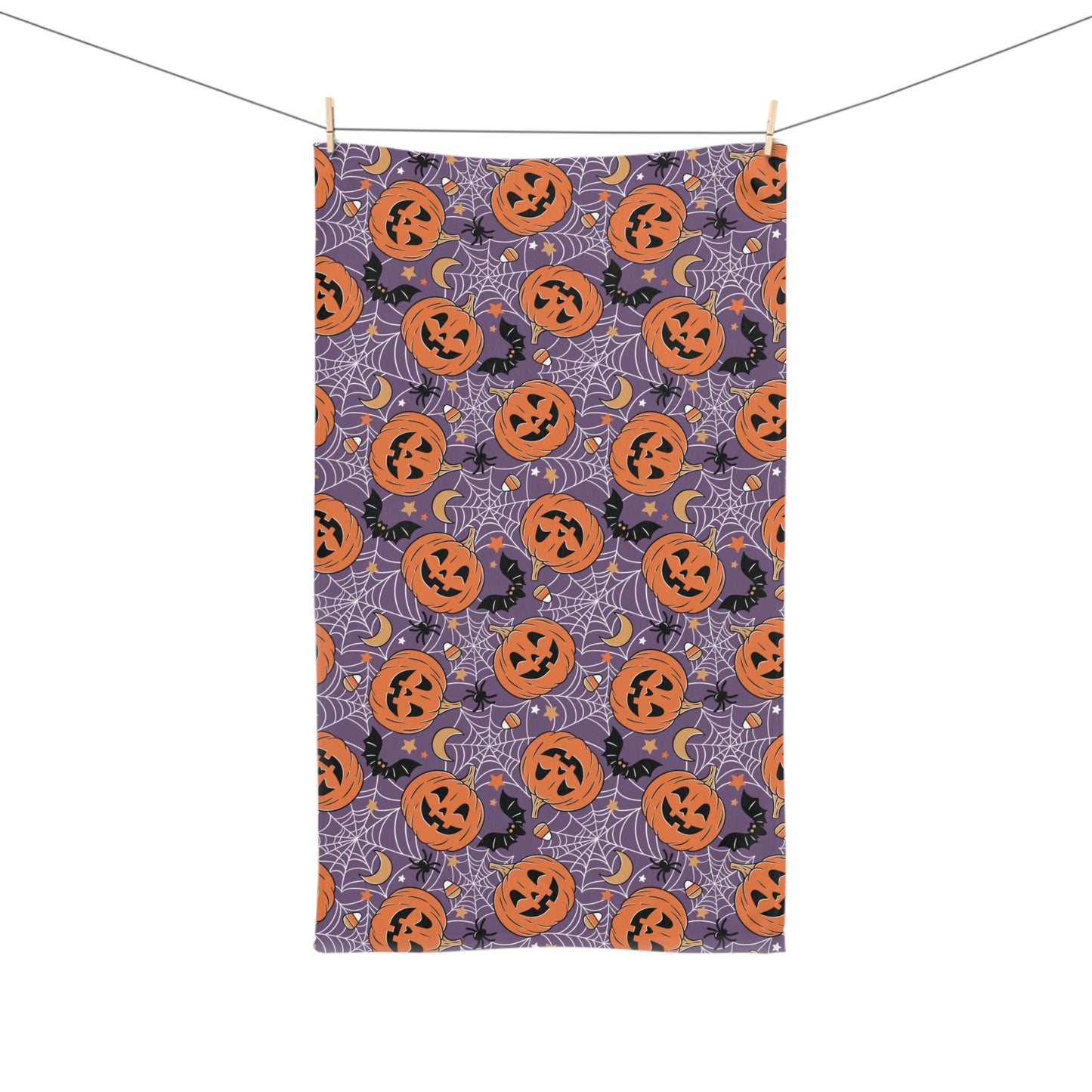 Halloween Jack O Lantern Fall Hand Towel