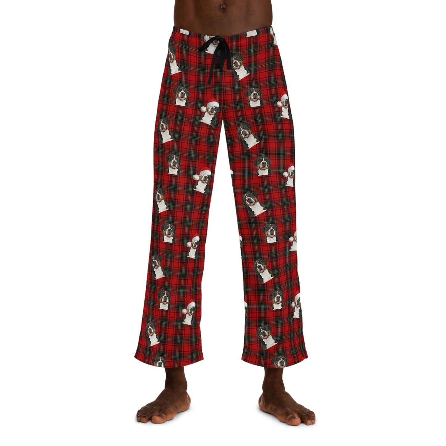 Men's Greater Swiss Mountain Dog Funny Christmas Pajama Pants