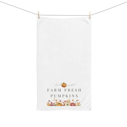 Pumpkin Bouquet Farm Fresh Fall Hand Towel