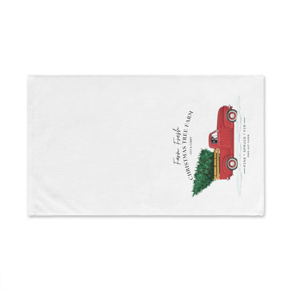 Swissy Christmas Tree Farm Hand Towel, Kitchen or Bath