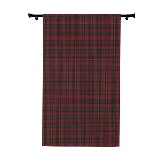 Christmas Tartan Plaid Window Curtain, Premium Blackout Window Curtains (1 Piece), Christmas Home Decor, Holiday Home, Ralph Lauren Inspired