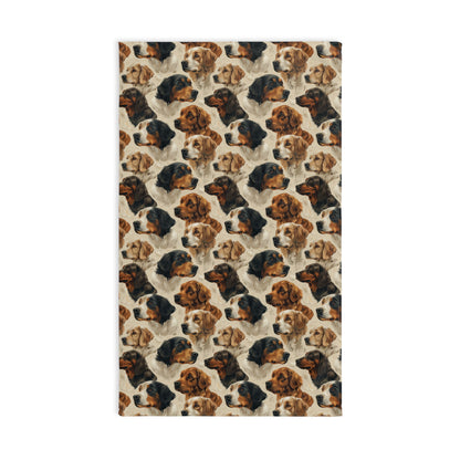 Dog Portrait Hand Towel
