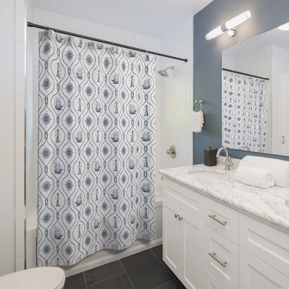 Nautical Summer Shower Curtain