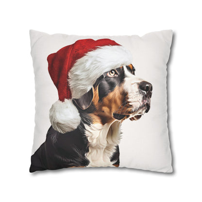 Christmas Swissy Pillow Cover, Double Sided Print