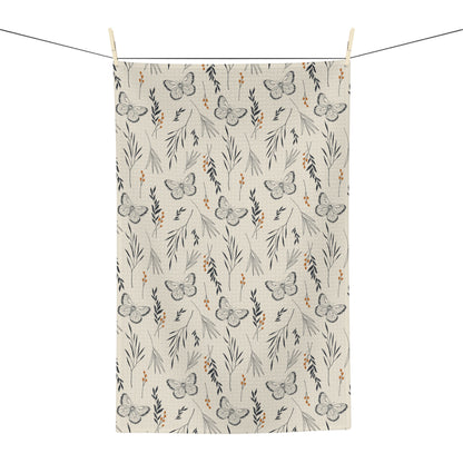 Microfiber Tea Towel - Fall Wildflower Botanical Dish Cloth