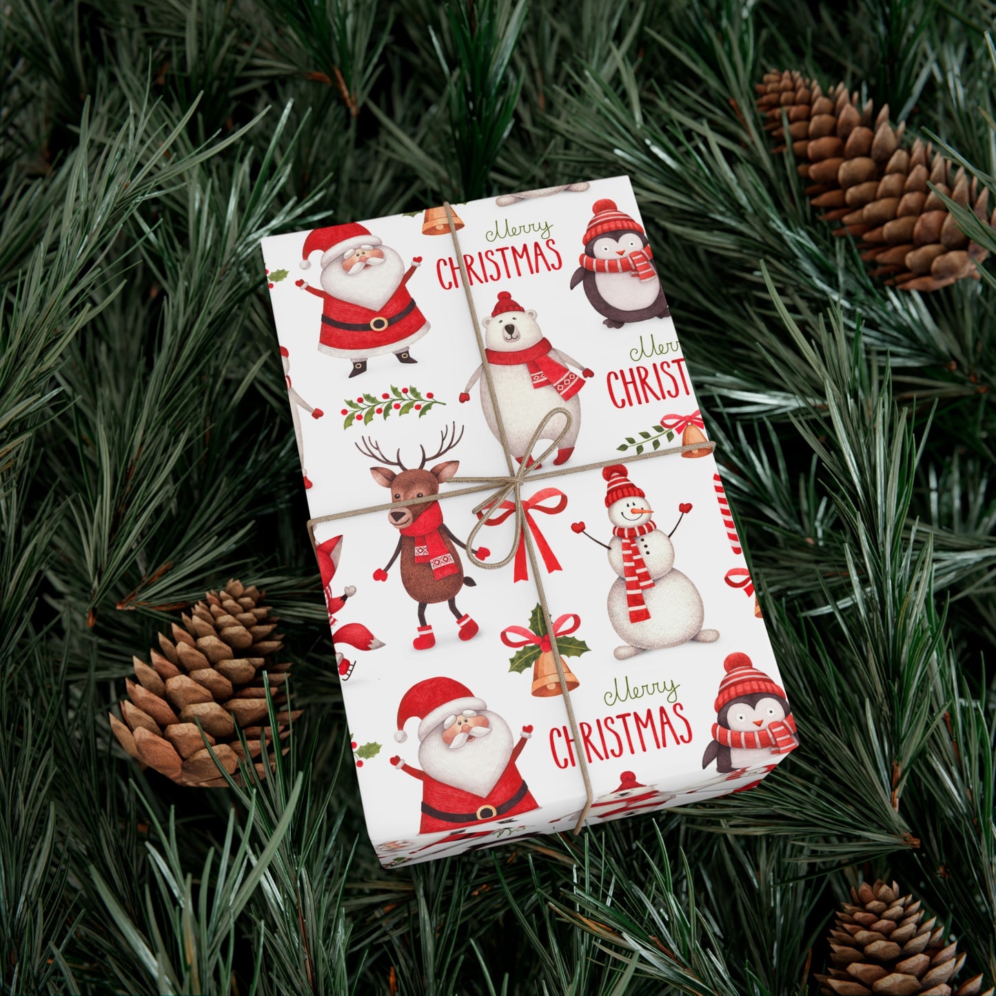 Christmas Character Gift Wrap