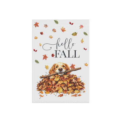 Spaniel Fall Garden Flag