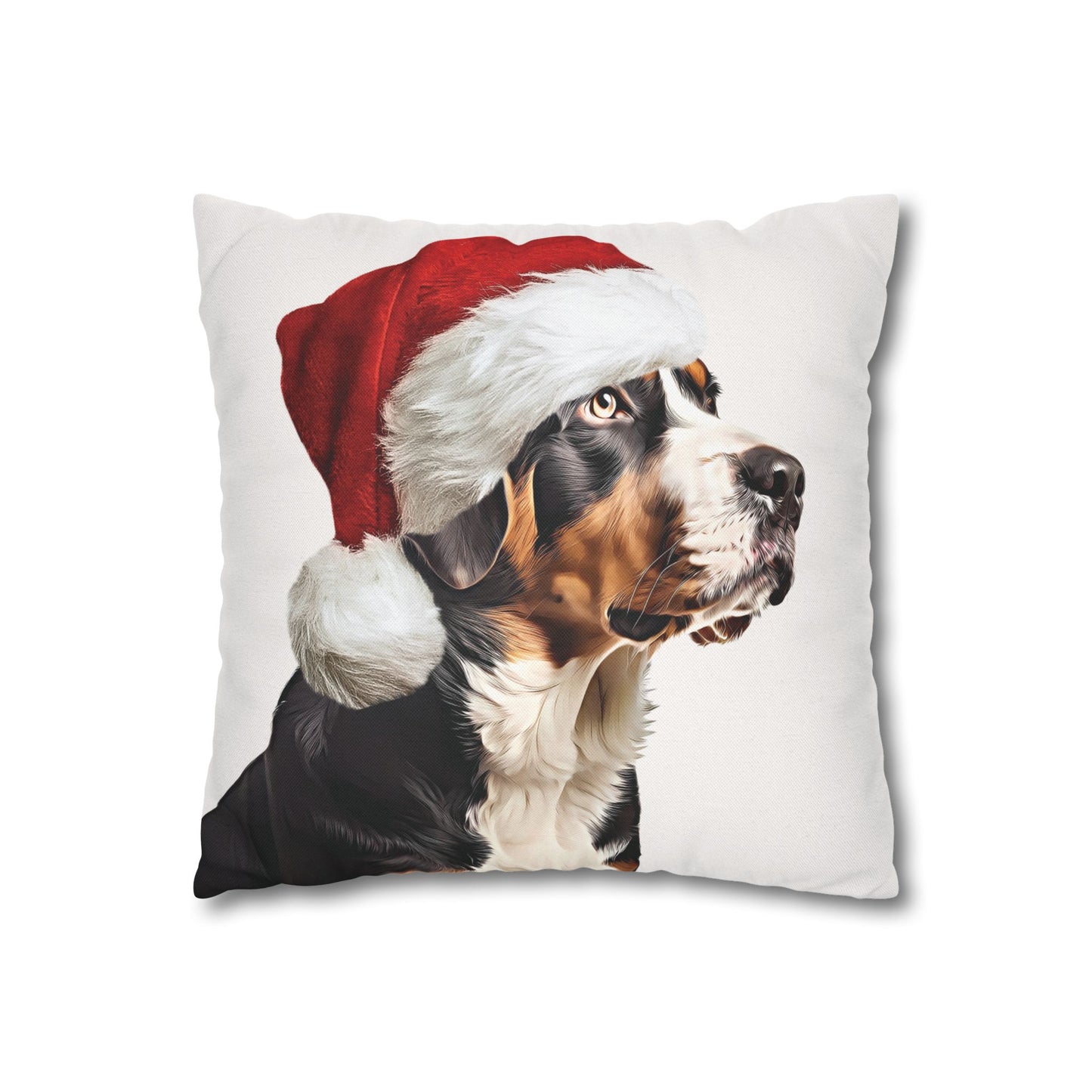 Christmas Swissy Pillow Cover, Double Sided Print