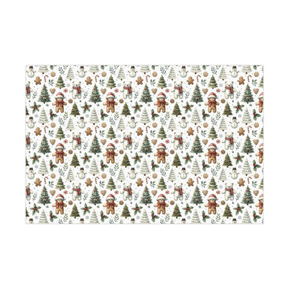 Teddy Christmas Wrapping Paper