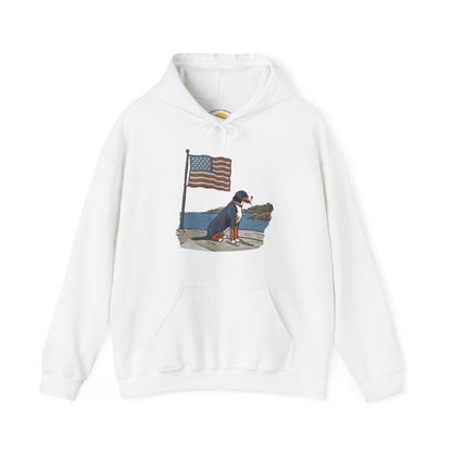 2025 New Summer Swissy Unisex Hooded Sweatshirt, Swissy Summer Hoodie, Greater Swiss Mountain Dog, Cartoon Swissy Character