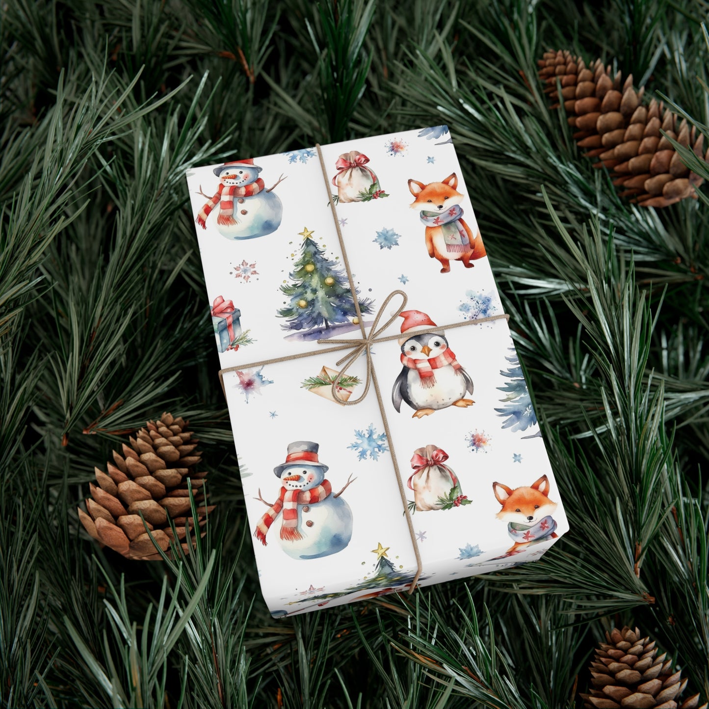 Woodland Christmas Gift Wrap