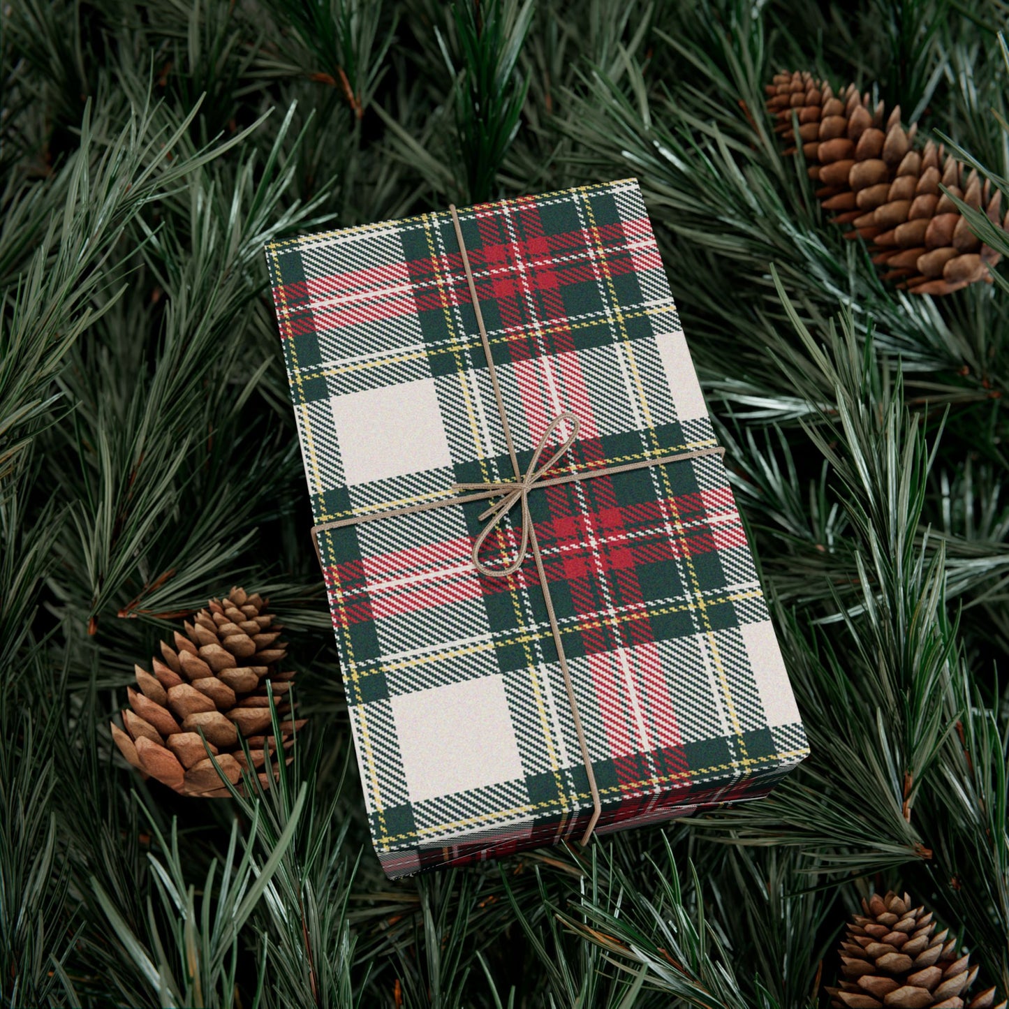 Ralph Lauren Inspired Tartan Christmas Wrapping