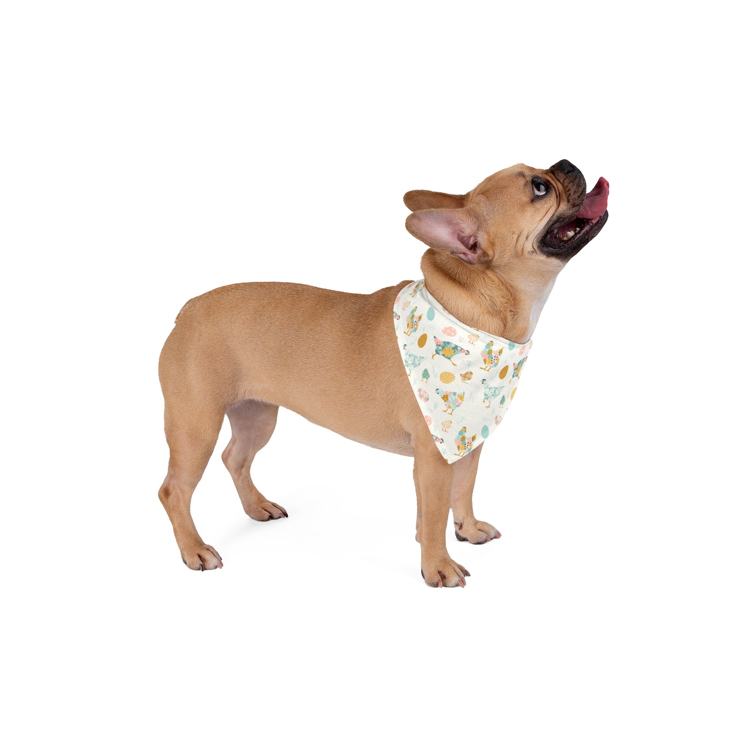 Spring Chickens Dog Bandana, Spring Dog Bandana