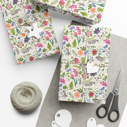Copy of Colorful Easter Wrapping Paper, Adorable Bunnies Gift Wrap, Wrapping Paper, Easter Gift, Easter Basket, Easter Rabbit