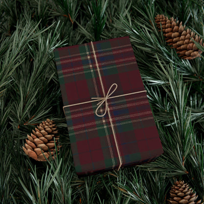 Ralph Lauren Inspired Christmas, Tartan Plaid Wrapping