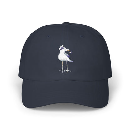 Embroidered Coastal "Captain Seagull" with Pipe Hat - Summer Capsule Collection