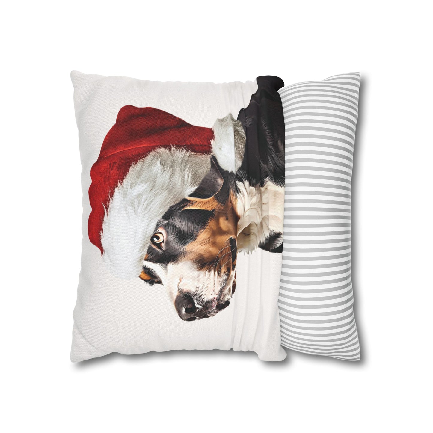 Christmas Swissy Pillow Cover, Double Sided Print