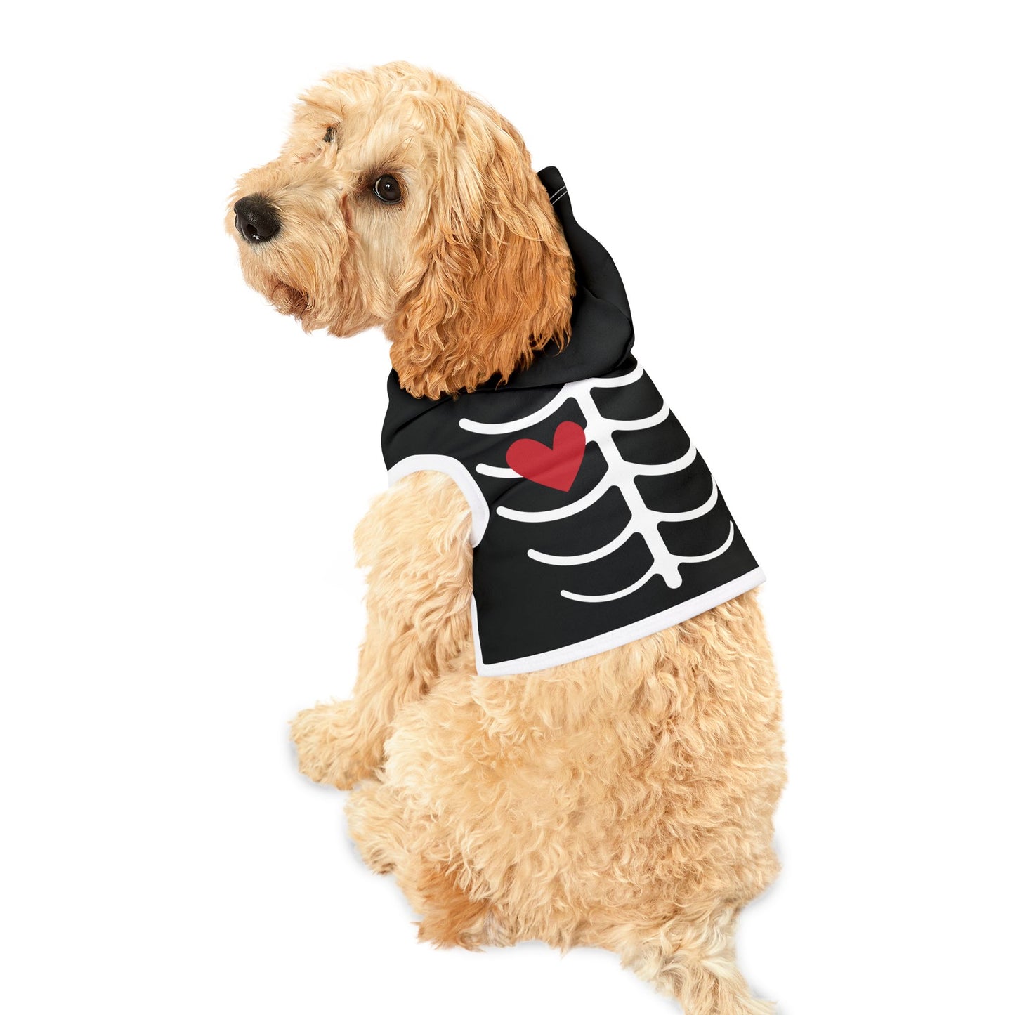 Halloween Dog Skeleton Hoodie, Spooky Dogs Halloween Pattern, Costume Dog Hoodie, Halloween Costume for Dogs, Trick or Treat