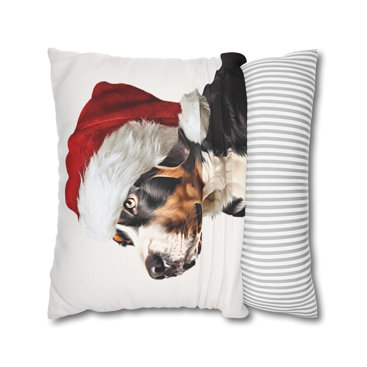 Christmas Swissy Pillow Cover, Double Sided Print