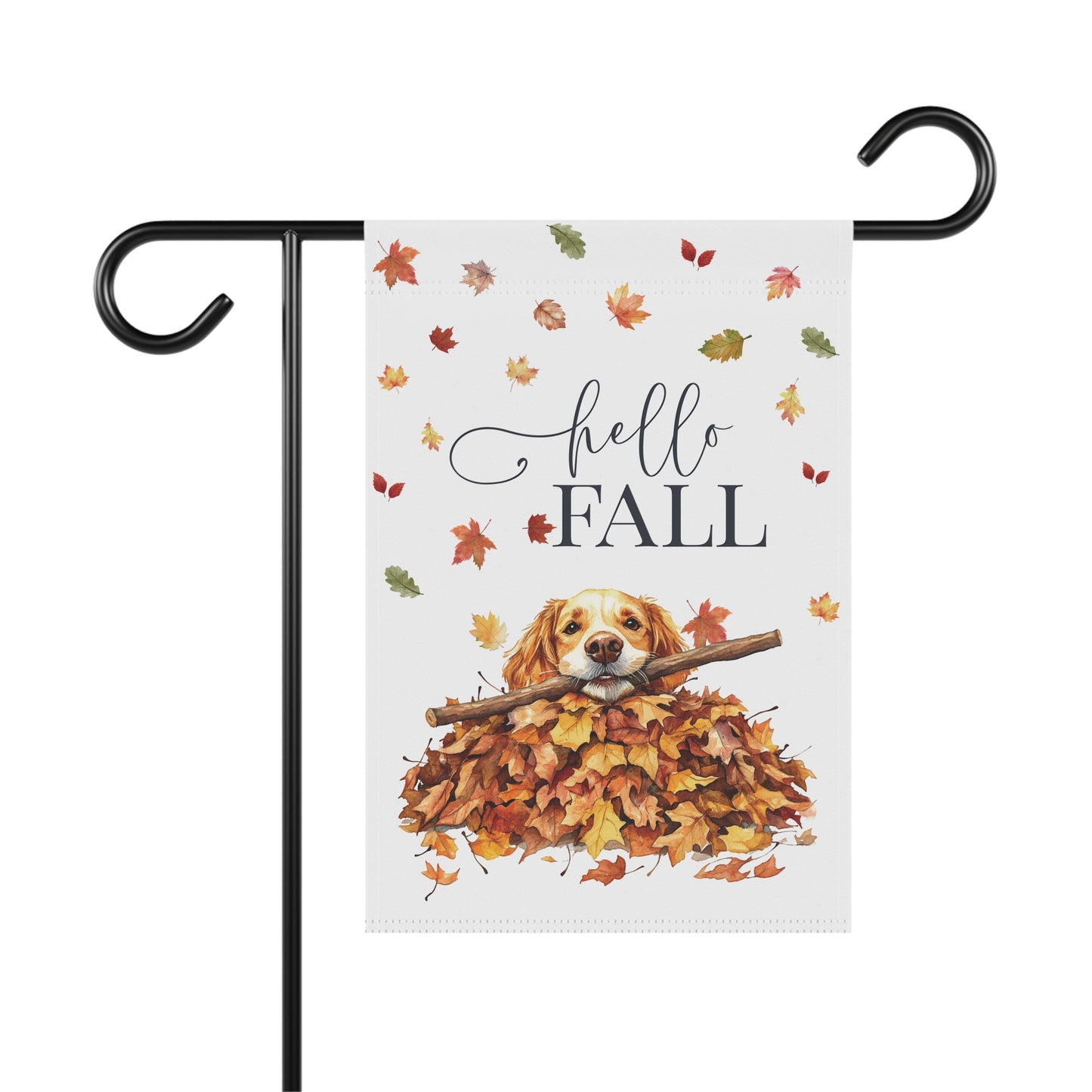 Spaniel Fall Garden Flag