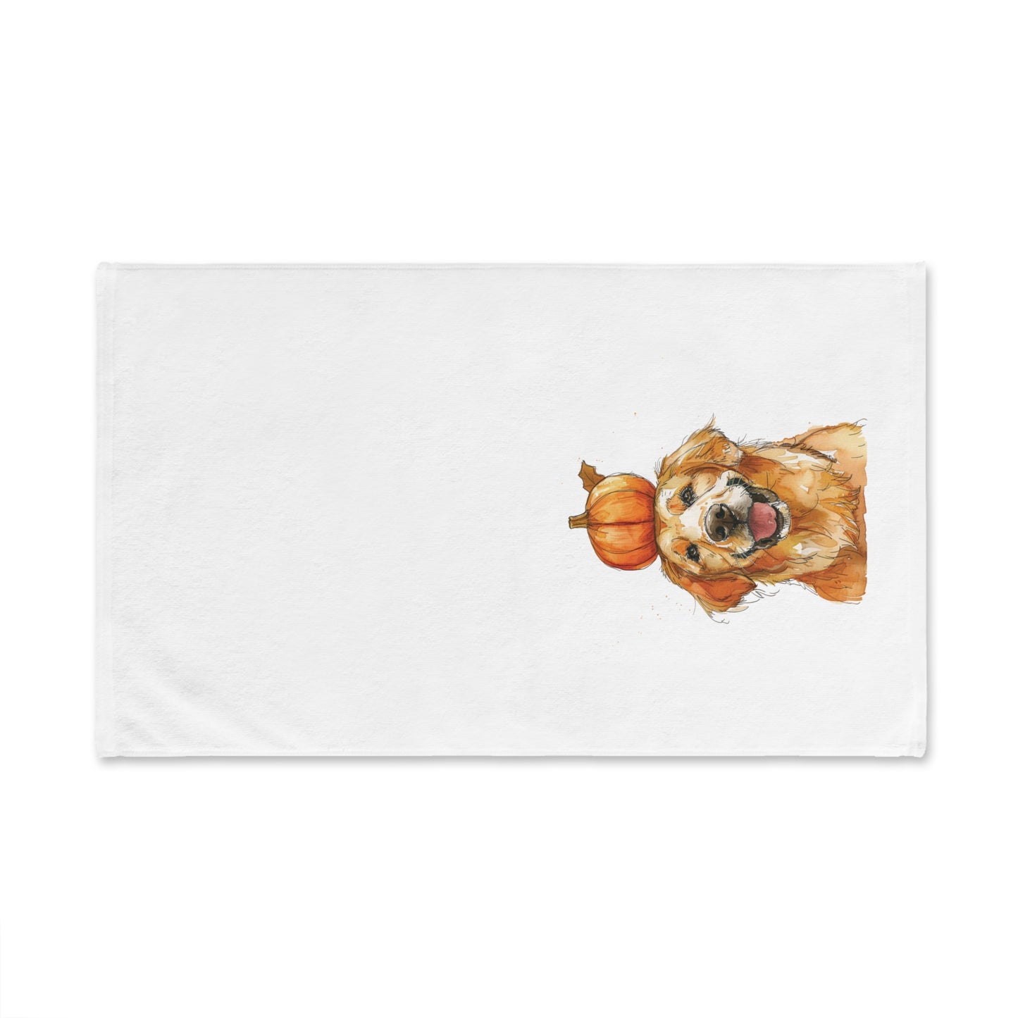 Golden Retriever Fall Hand Towel