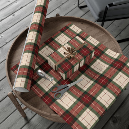 Ralph Lauren Inspired Christmas, Tartan Plaid Wrapping