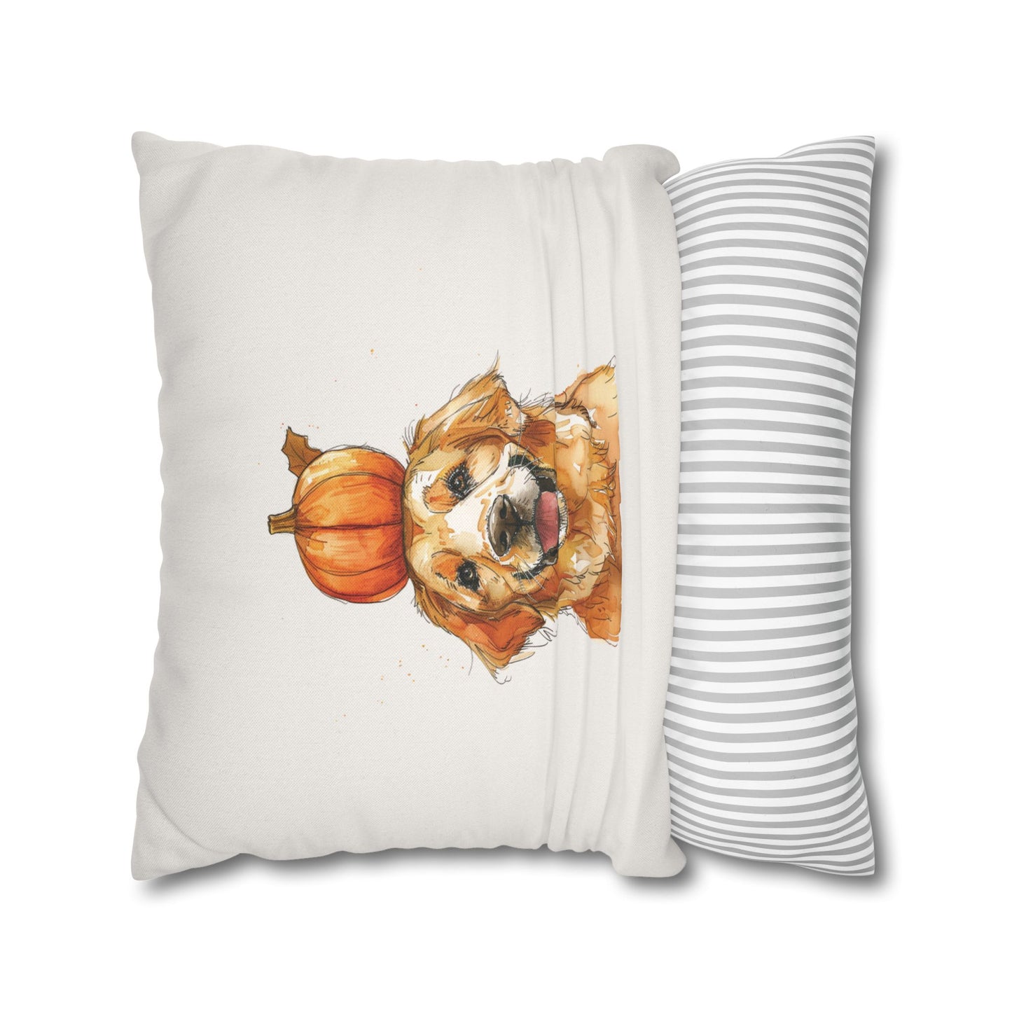 Fall Golden Retriever Pillow Cover