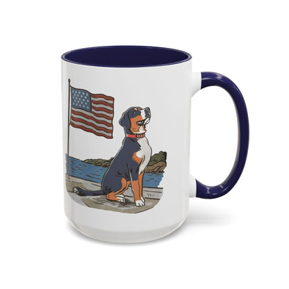 Our Retro Character Summer Swissy in the USA Mug