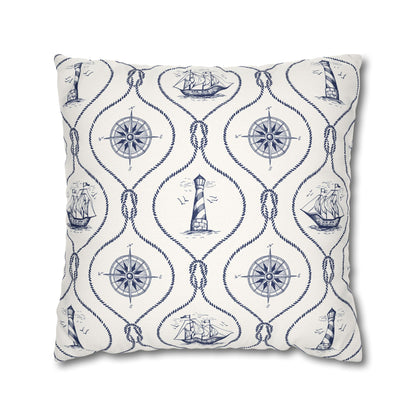 Nautical Summer Pillow Cover, Summer Home Decor, Boat House, Beach House, Marina