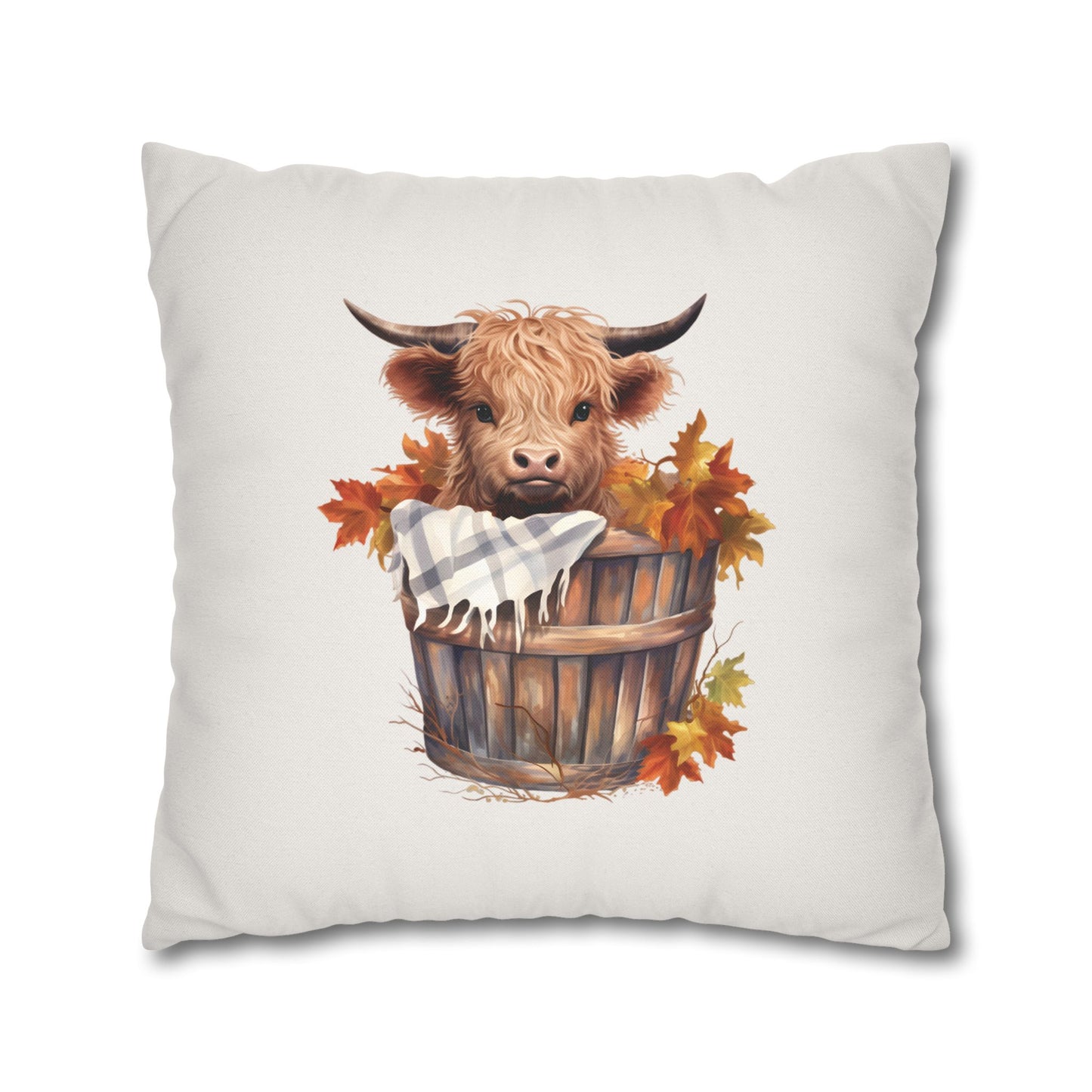 Fall Highland Cow Cover