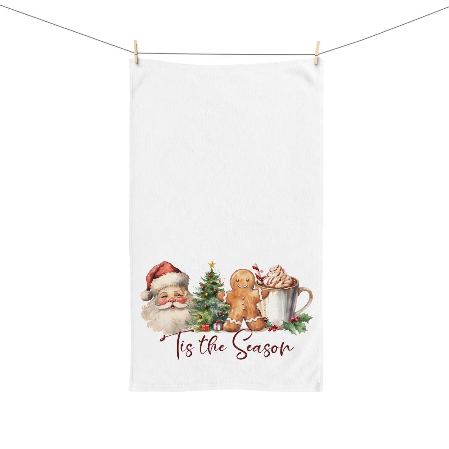 Tis The Season Christmas Towel