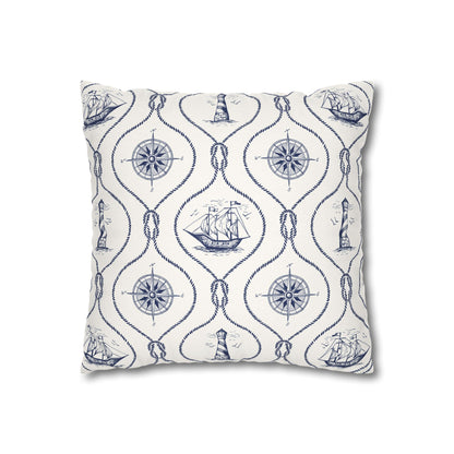 Nautical Summer Pillow Cover, Summer Home Decor, Boat House, Beach House, Marina