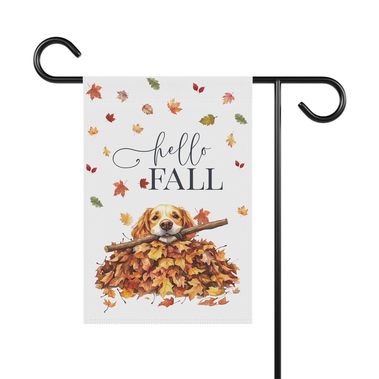 Spaniel Fall Garden Flag