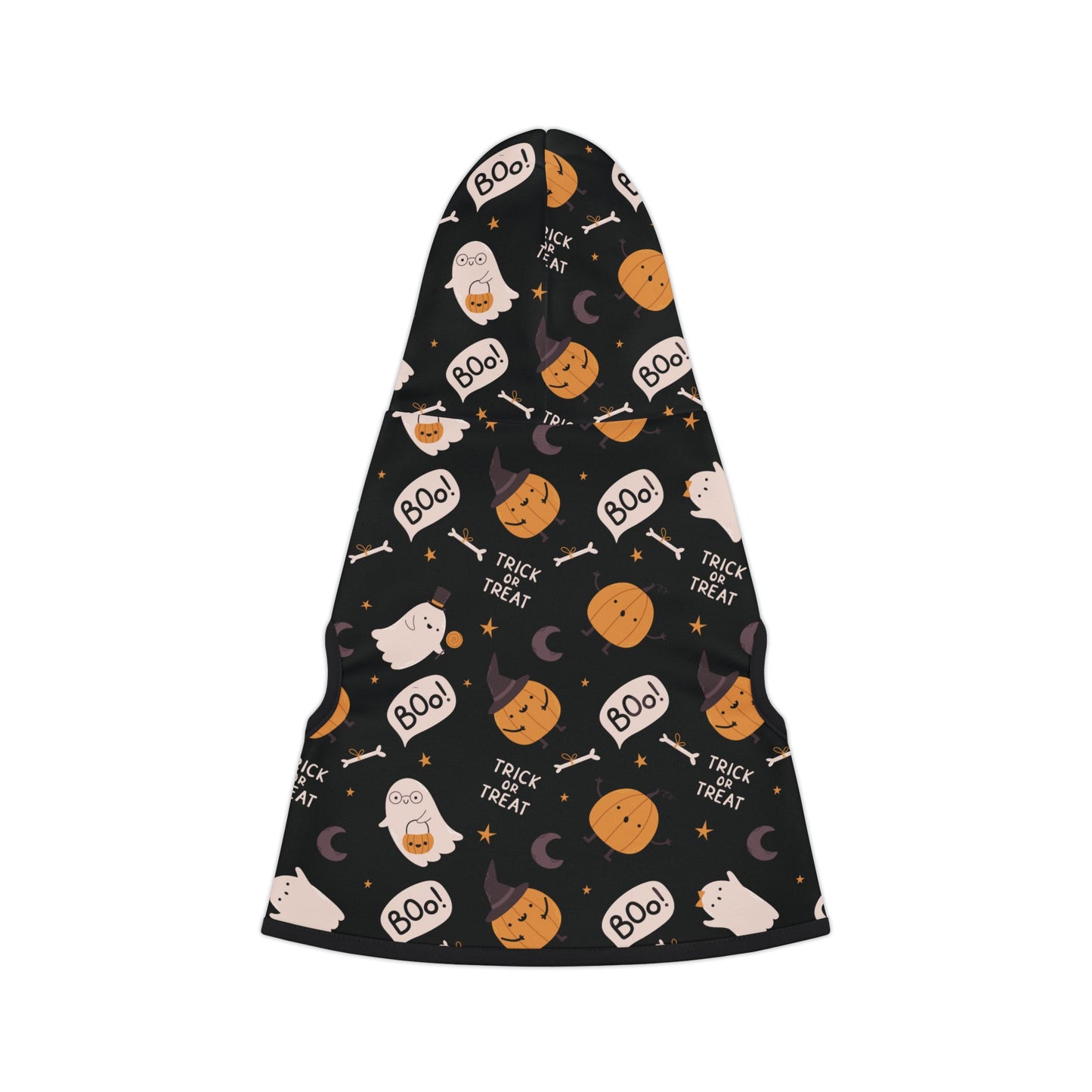 Spooky Halloween Hoodie, Dog Costume Pet Hoodie, Trick or Treat Halloween Dog Hoodie, Cute Spooky Dog