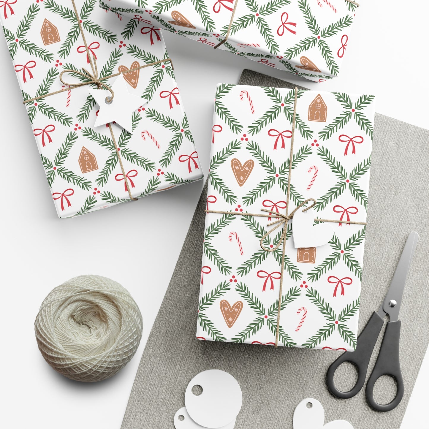 Christmas Evergreen Wrapping Paper