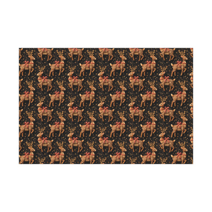 Faux 3D Knitted Reindeer