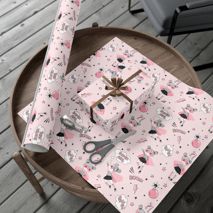 Super Girl All Occasion and Birthday Wrapping Paper