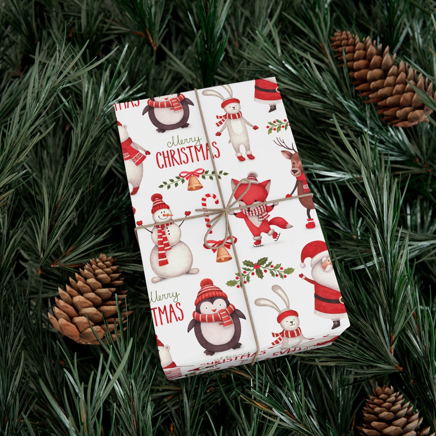 Christmas Characters Wrapping Paper