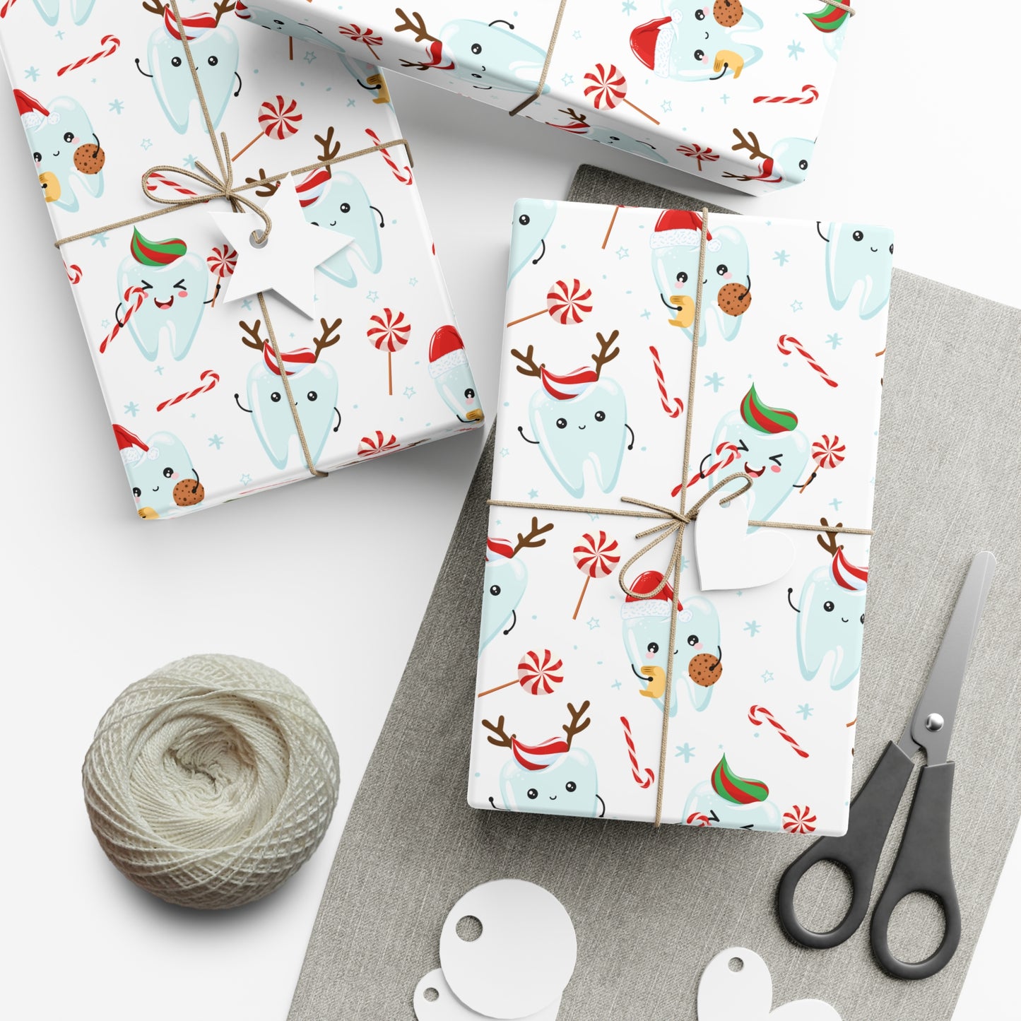 Dental Christmas Wrapping Paper