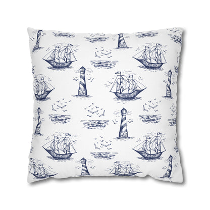 Nautical Summer Pillow Cover