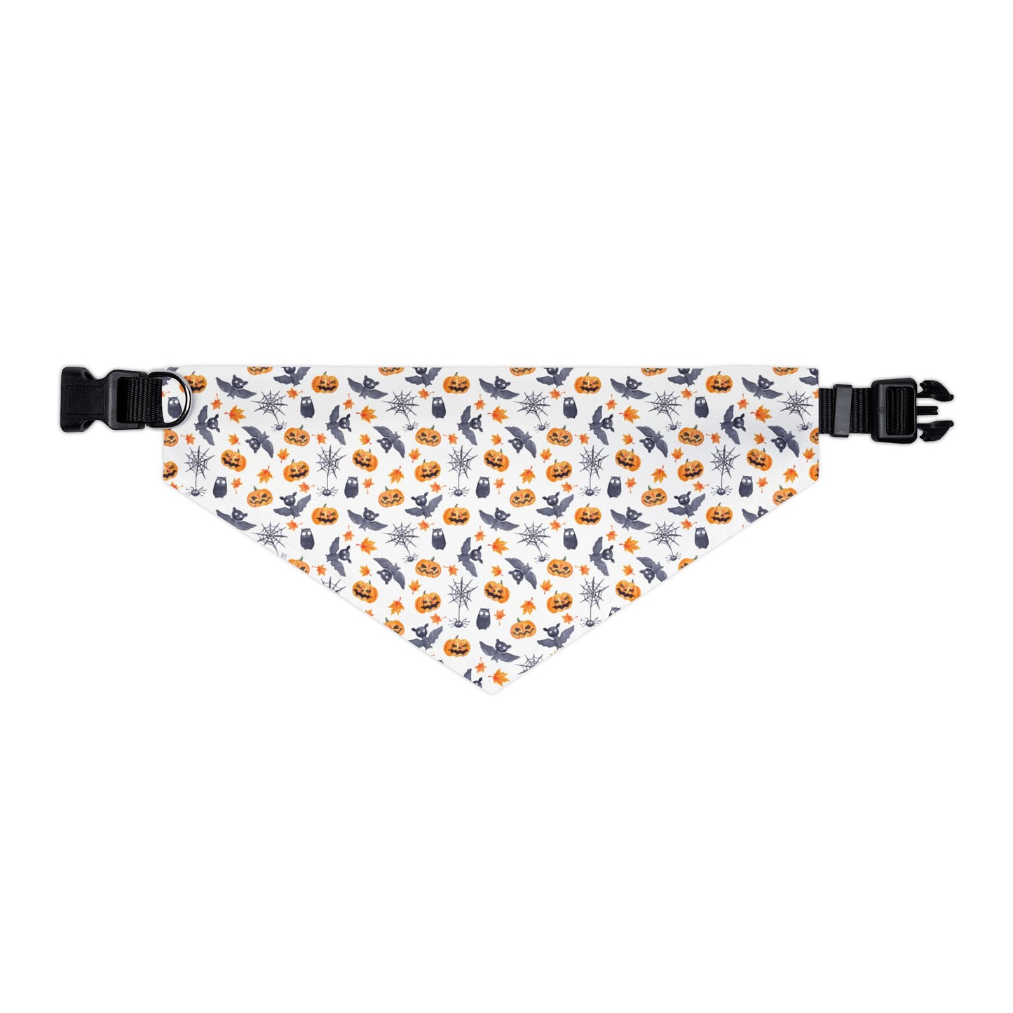 Halloween Scaredy Bats Dog Bandana with Collar