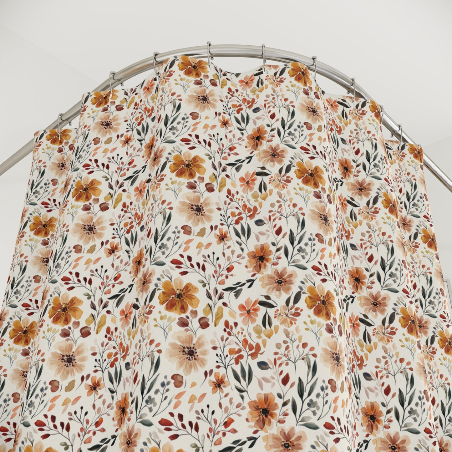 Fall Botanical Shower Curtain